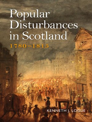cover image of Popular Disturbances in Scotland 1780-1815